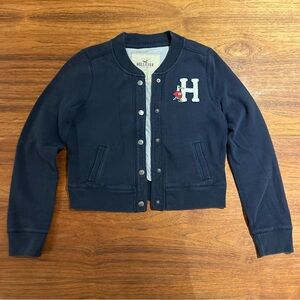 Hollister Varsity Style Sweater Jacket